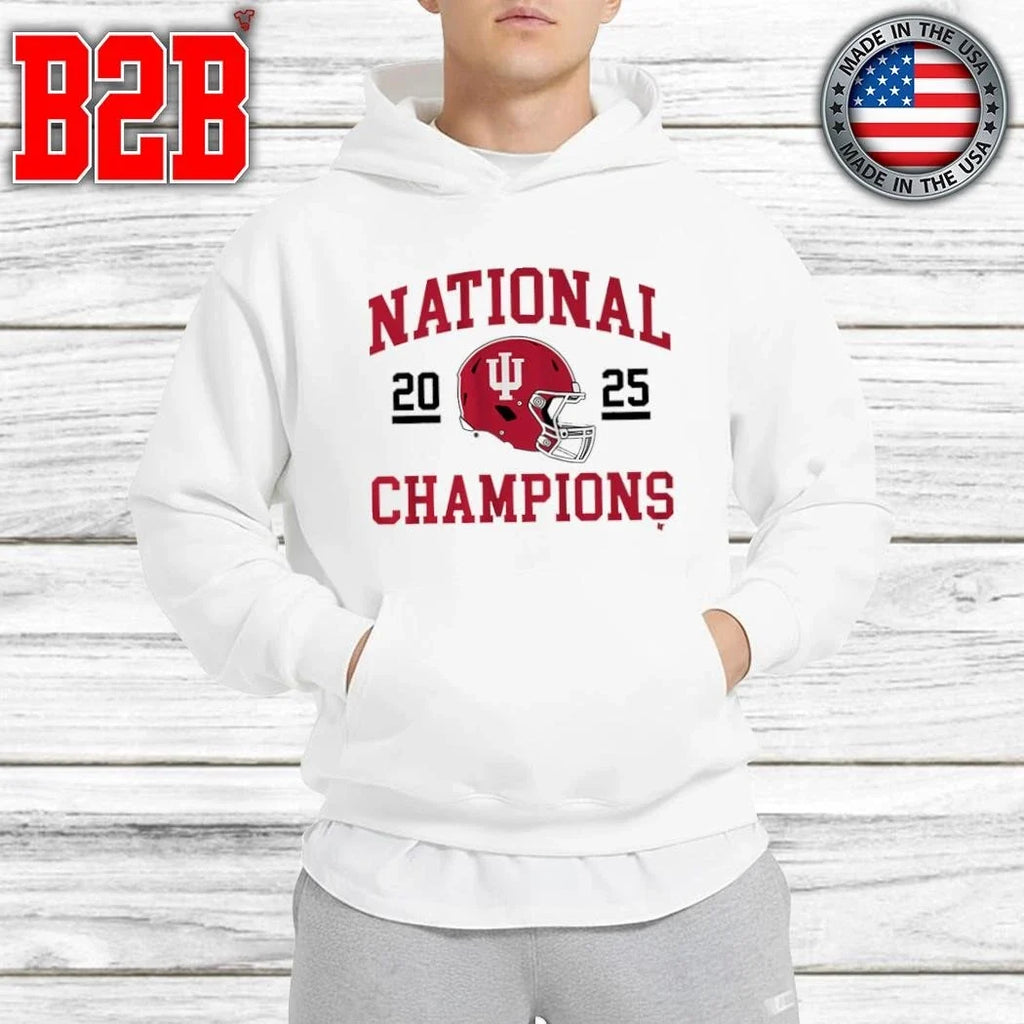 Indiana Football 2025 CFP National Champions Helmet Shirt Unisex