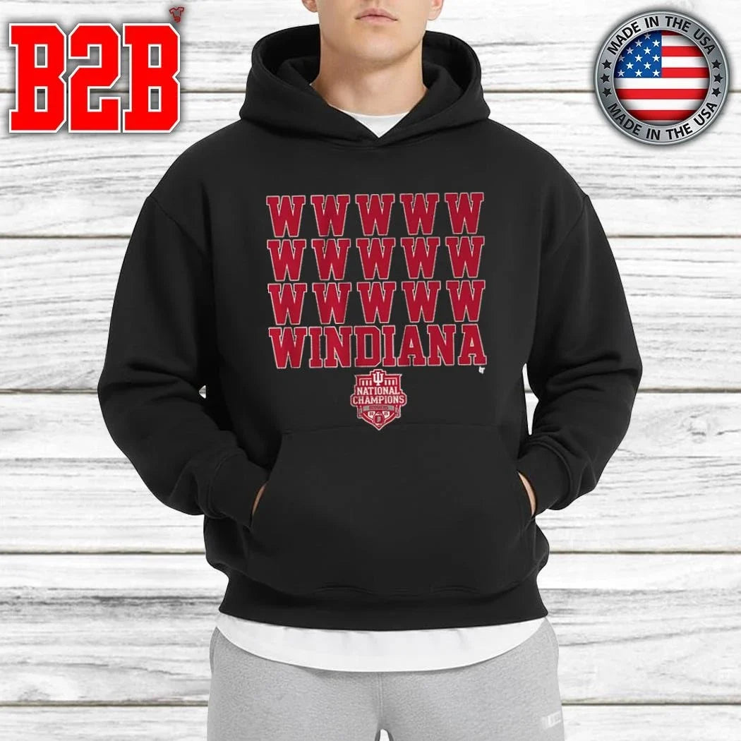 Indiana Football Windiana 2025 National Champions Shirt Unisex