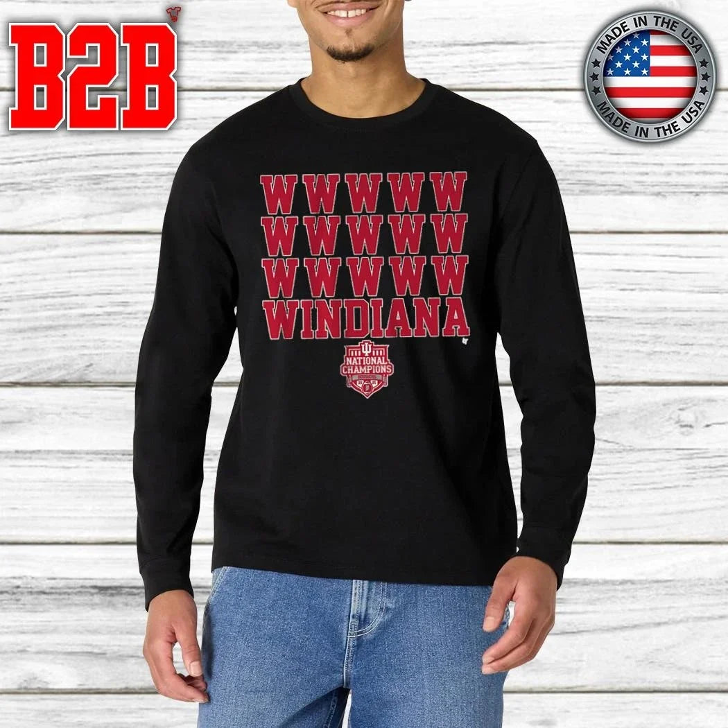 Indiana Football Windiana 2025 National Champions Shirt Unisex