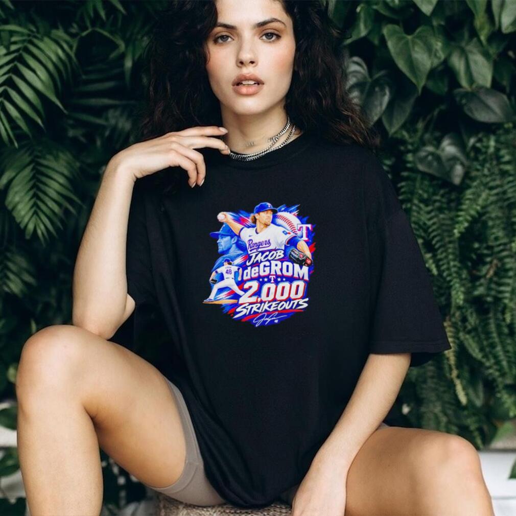 Jacob deGrom 2.000 Career Strikeouts History Made shirt