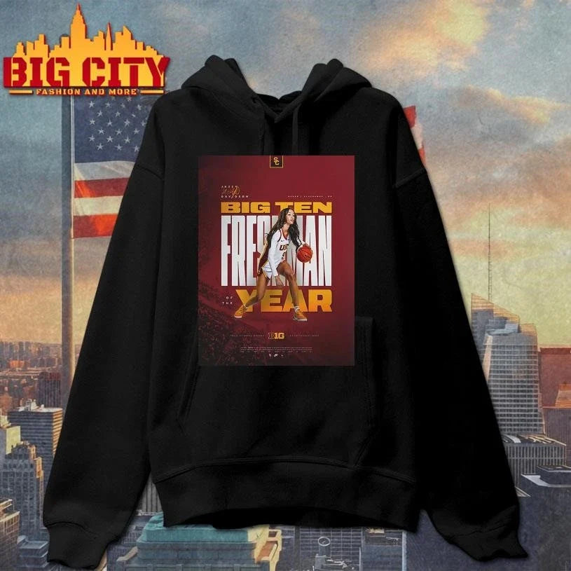 Jazzy Davidson USC Trojans Women’s Basketball Big 10 Freshman Of The Year Shirt Unisex