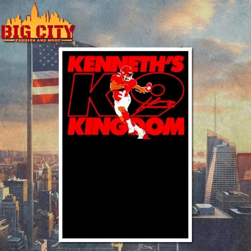 Kenneth Walker III Kansas City Chiefs K9 Kenneth’s Kingdom Shirt Unisex