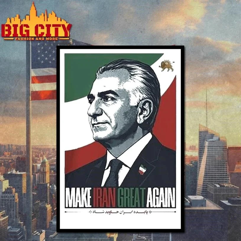 King Reza Pahlavi President Make Iran Great Again Shirt Unisex