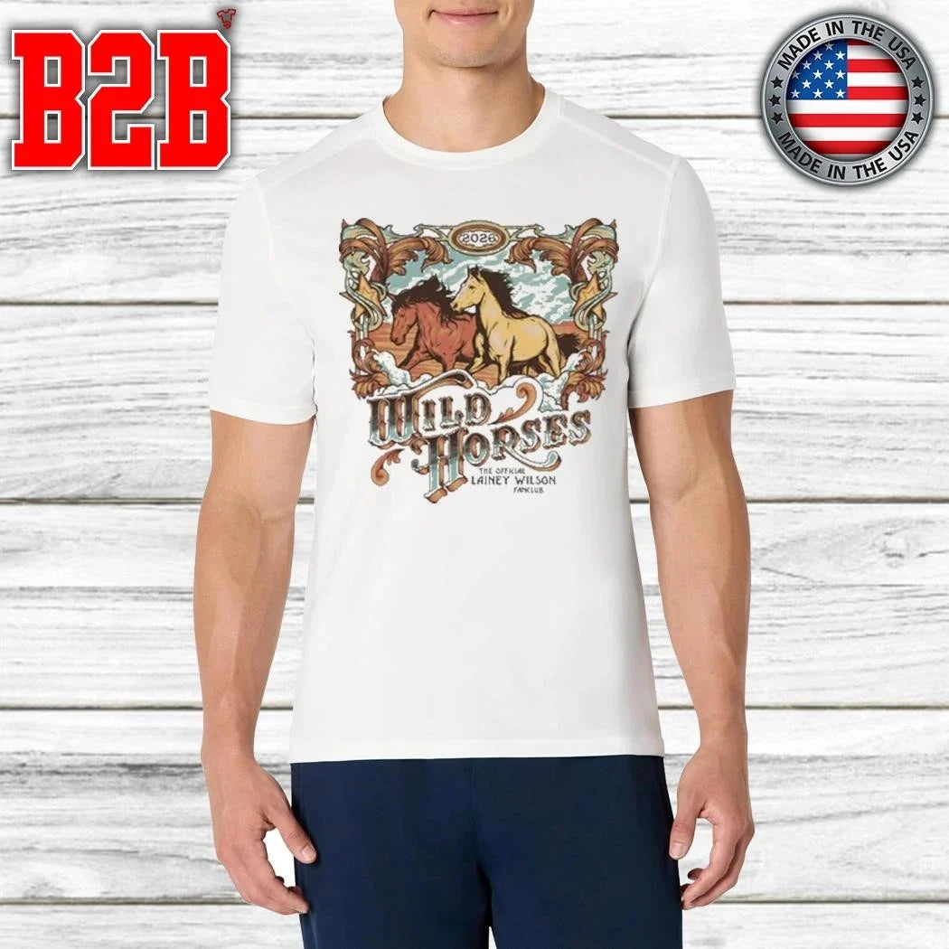 Lainey Wilson Wild Horses Fan Club Shirt Unisex