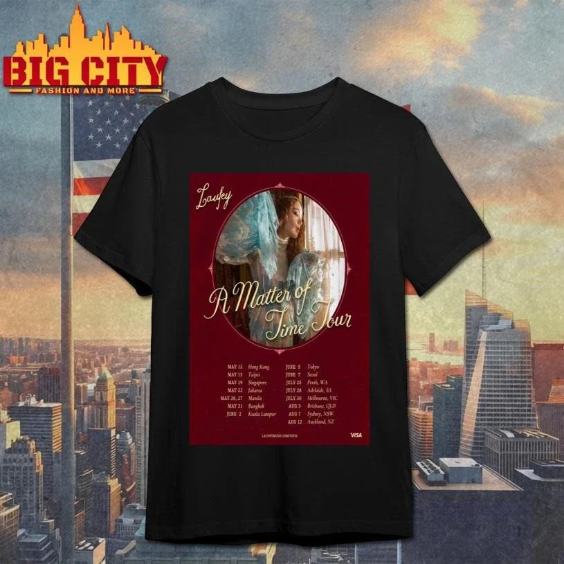Laufey Land A Matter Of Time Tour 2026 Poster Shirt Unisex