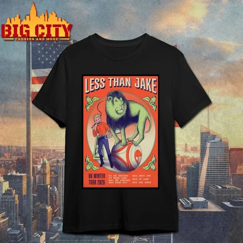 Less Than Jake UK Winter 2026 Tour Poster Unisex
