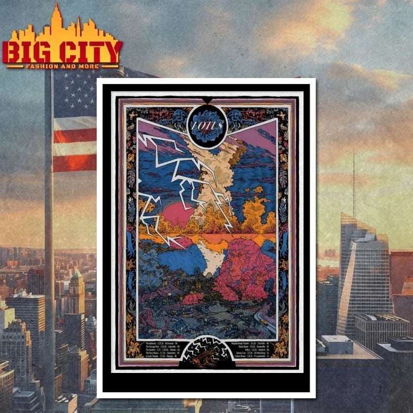 Lotus Tour Rise Of The Anglerfish 2026 Poster Unisex
