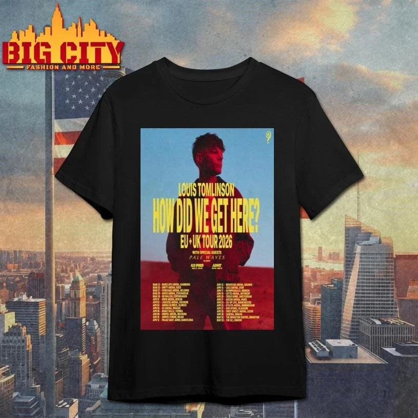 Louis Tomlinson The EU UK Tour 2026 Poster Shirt Unisex