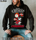 Louisville Cardinals X Peanuts Characters Never Underestimate A Woman Who Understands Football And Loves Cardinals Tee