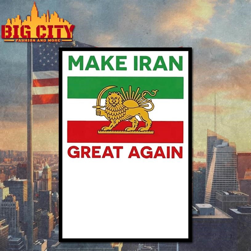 Make Iran Great Again Shirt 2026 Free Iran Shirt Unisex