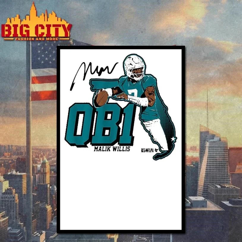 Malik Willis Miami QB1 Shirt Unisex