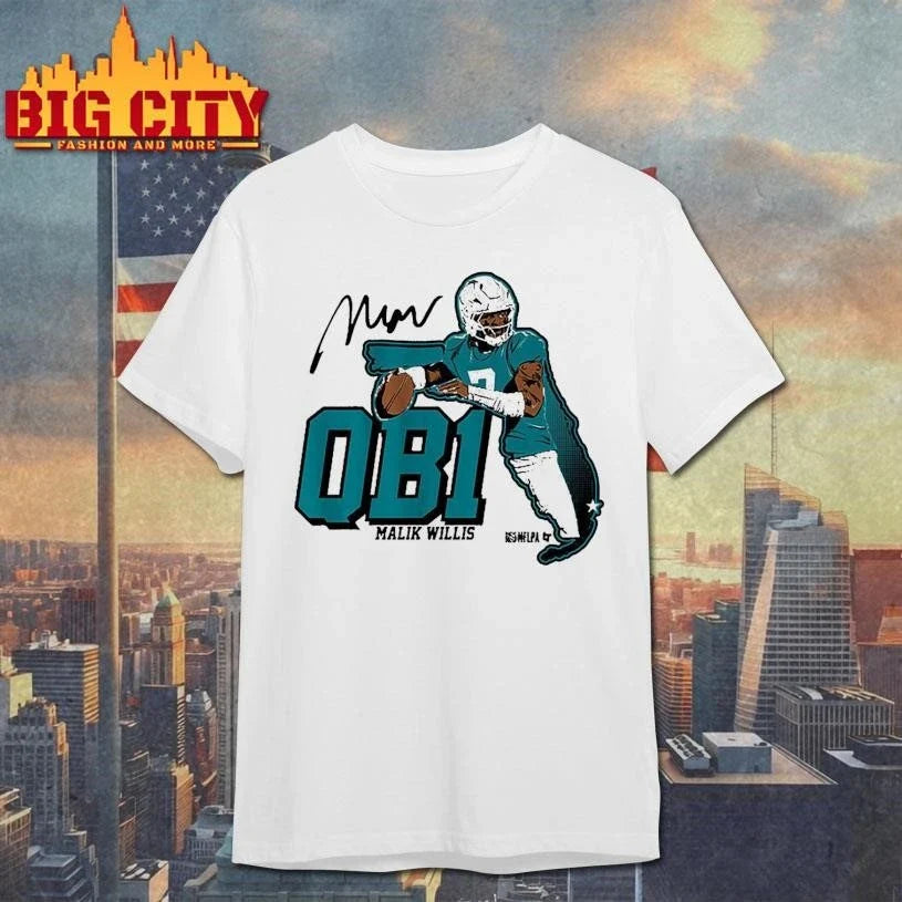 Malik Willis Miami QB1 Shirt Unisex