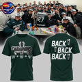 Michigan State Spartans Hockey Big Ten Champions 2026 Two Sided Shirt Unisex