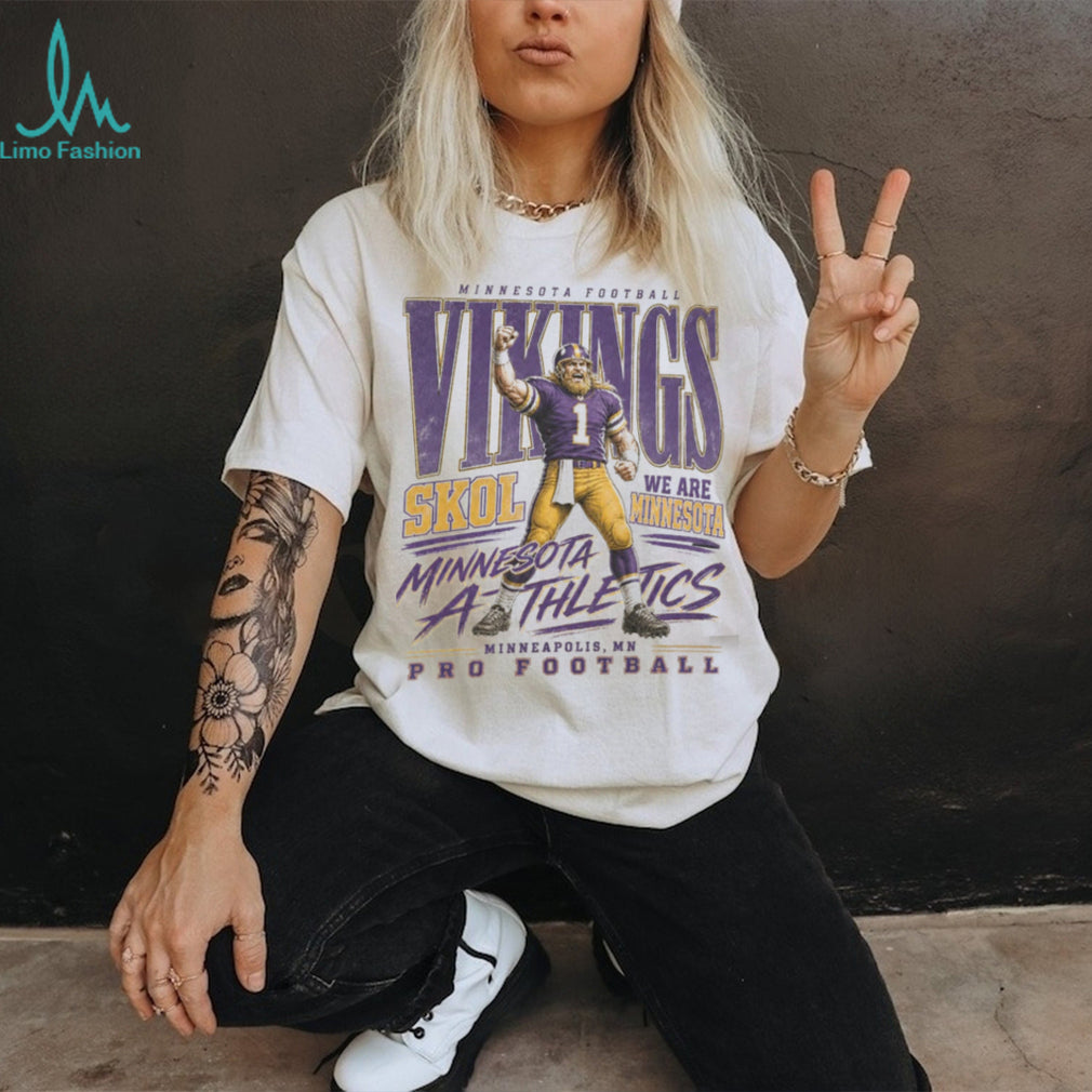 Minnesota Vikings Mascot Skol Pro Football Shirt