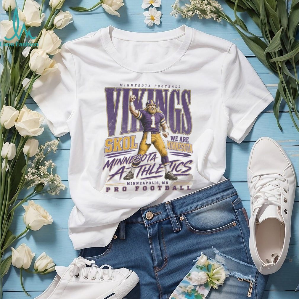 Minnesota Vikings Mascot Skol Pro Football Shirt