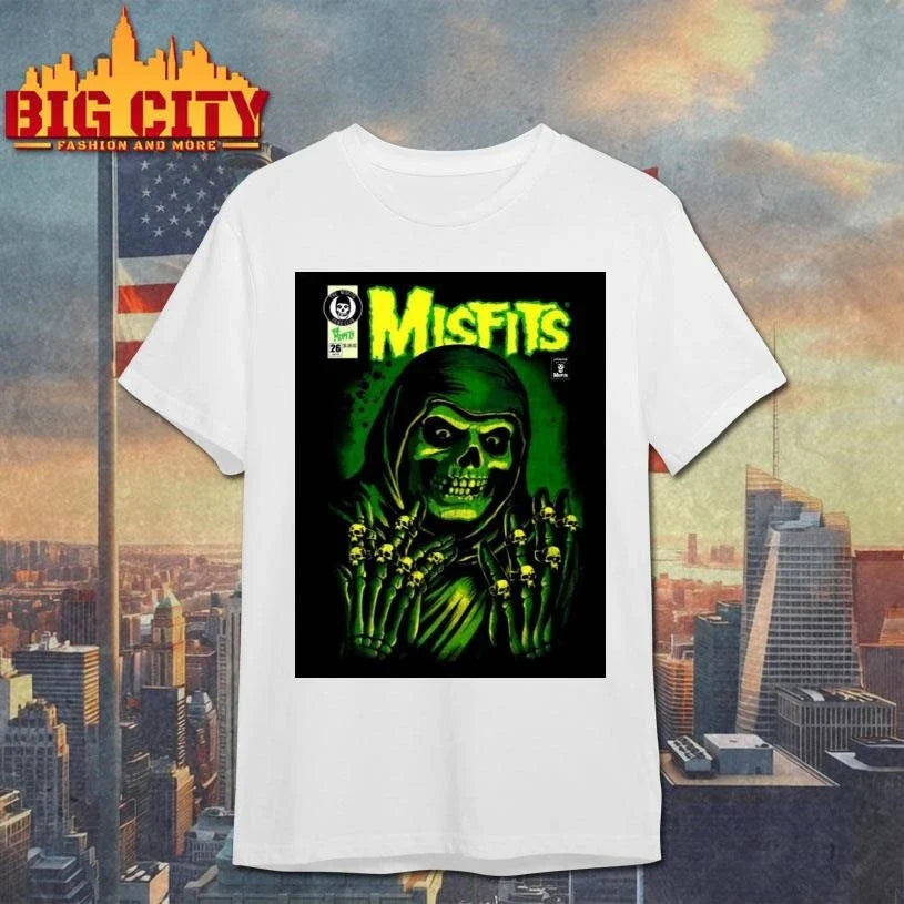 Misfits X Yesterdays WonderCon Anaheim 2026 Exclusives Emerald Hell Art Poster Shirt Unisex
