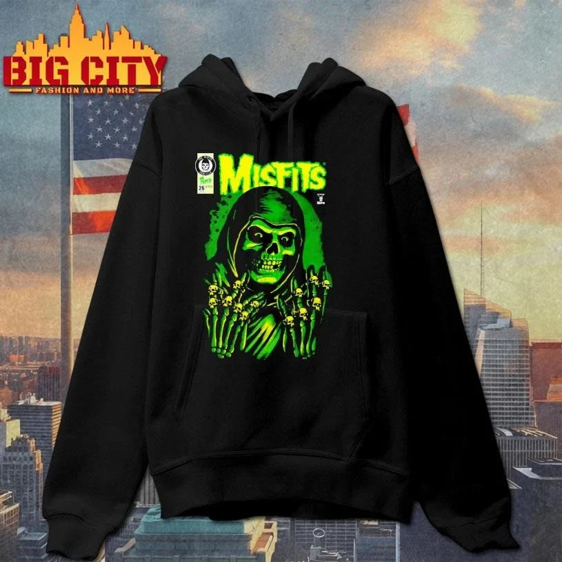 Misfits X Yesterdays WonderCon Anaheim 2026 Exclusives Emerald Hell Crimson Ghost Reaper Shirt