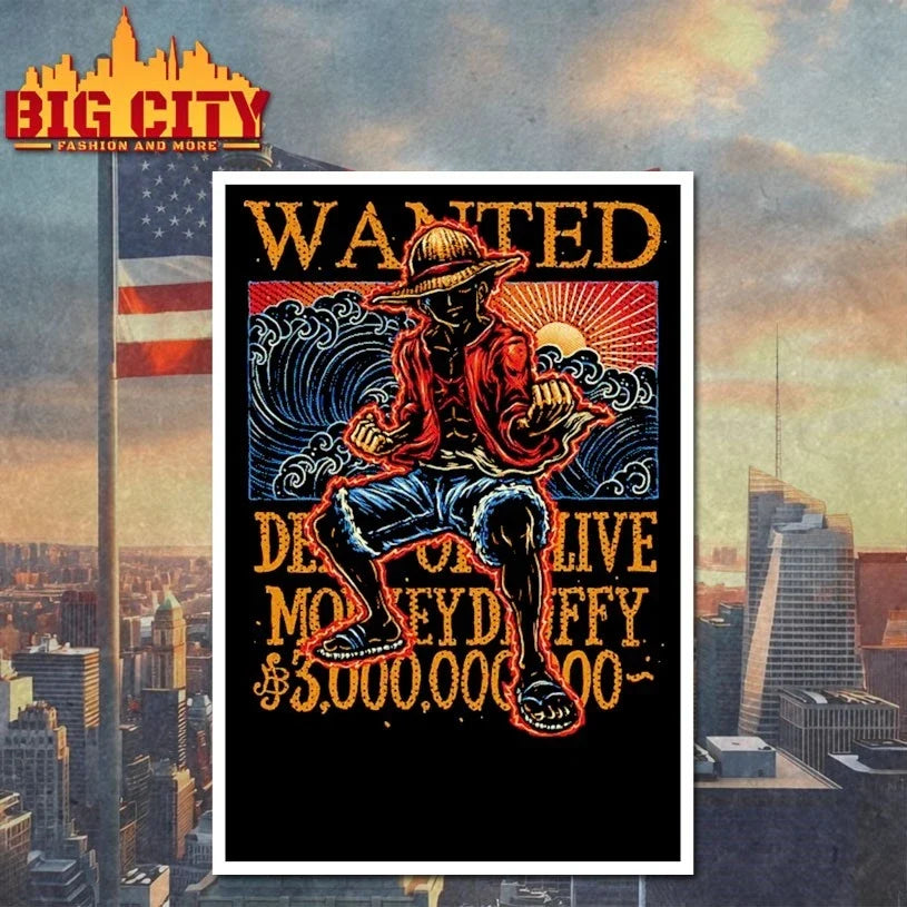 Monkey D. Luffy Wanted In The High Seas Unisex