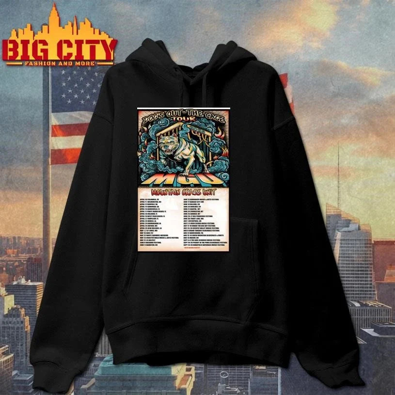 Mountain Grass Unit The Dog’s Out The Cage Tour 2026 Poster Shirt Unisex
