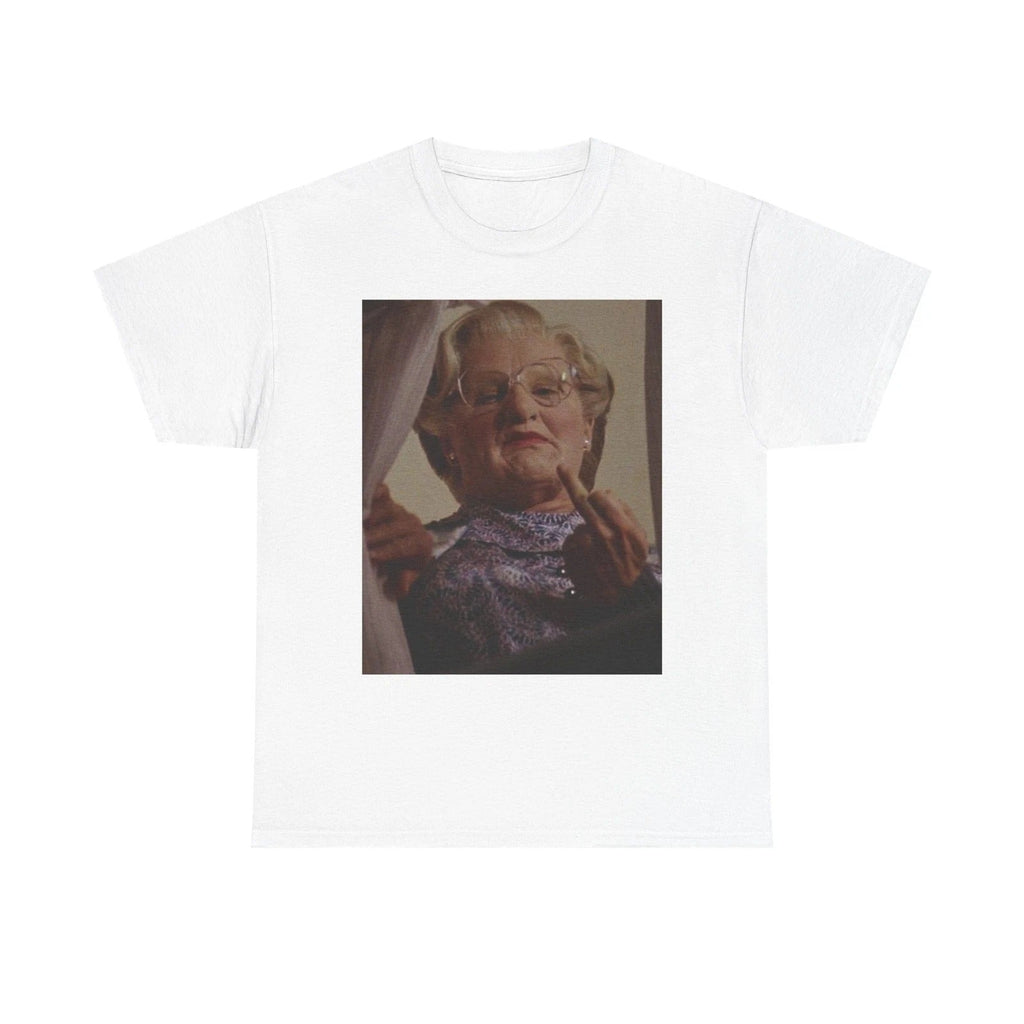 Ms Doubtfire Funny 90s Comedy T Shirt Unisex Heavy Cotton Tee Gift Unisex