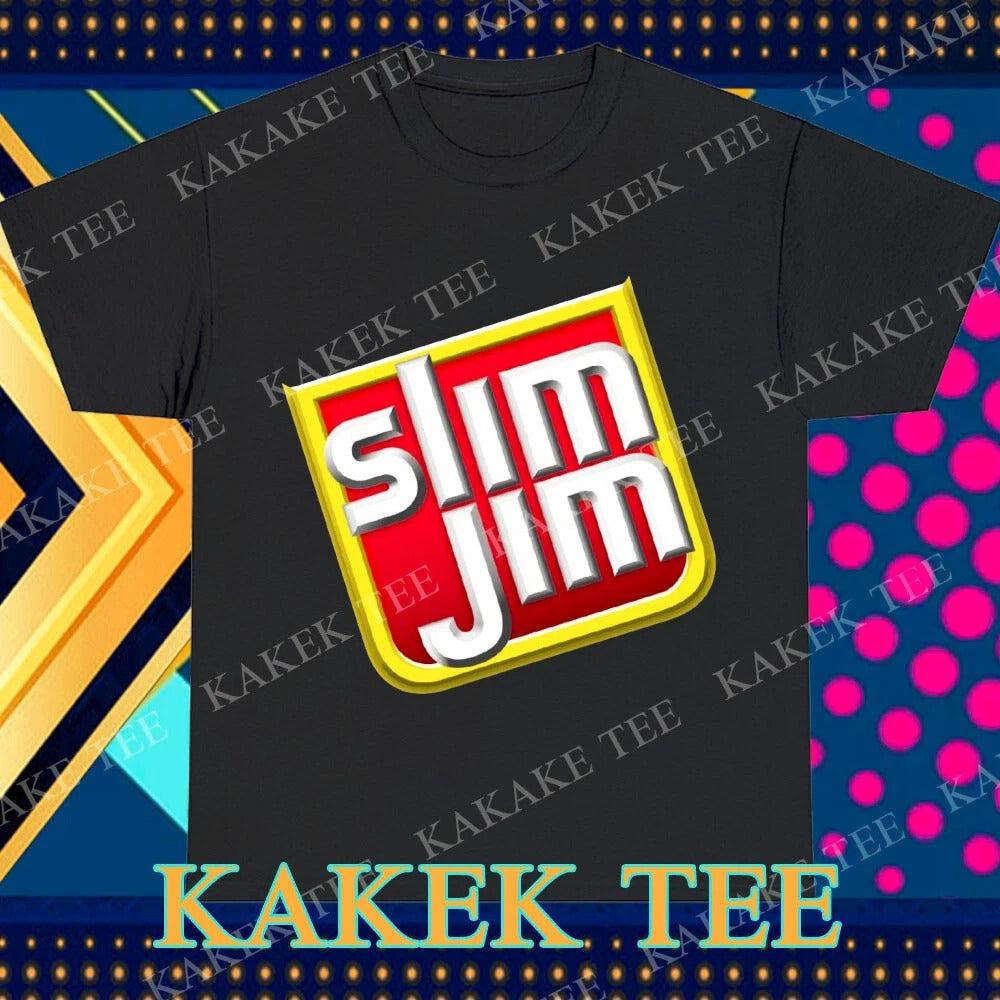 New Slim Jim Tee Cool Snack Stick Logo Funny USA Size S To 5XL Unisex