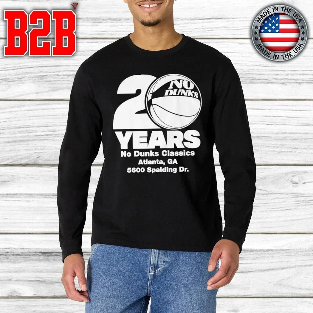 No Dunks 20th Anniversary Shirt Unisex