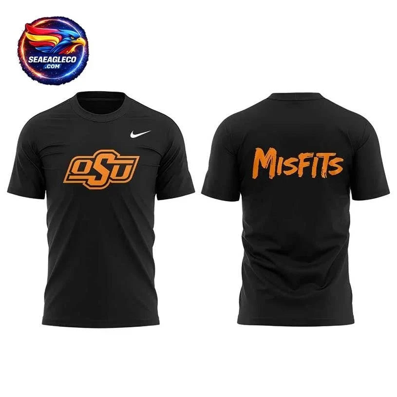 OSU Cowboy Football Pirates Paradise Night Black Two Sided Shirt Unisex