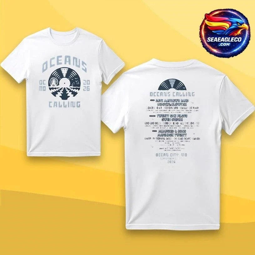 Oceans Calling 2026 festival Ocean City Maryland record lineup Two Sided Shirt Unisex