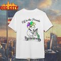 Off To The Parade Mardi Gras Frog On Scooter Unisex
