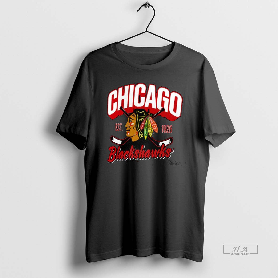 Official Chicago Blackhawks Hockey Est 1926