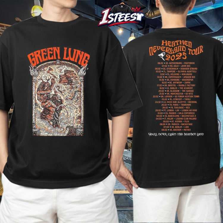 Green Lung You’ll Never Claim This Heathen Land Heathen Neverland Tour 2025 Dates Old Crockern T-Shirt