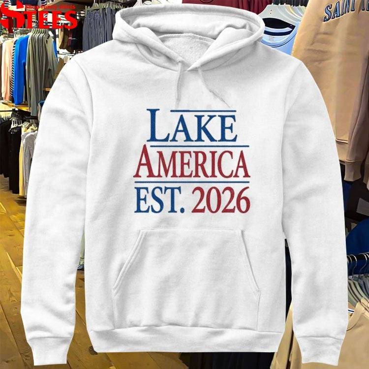Lake America Est 2026 Typography T-Shirts