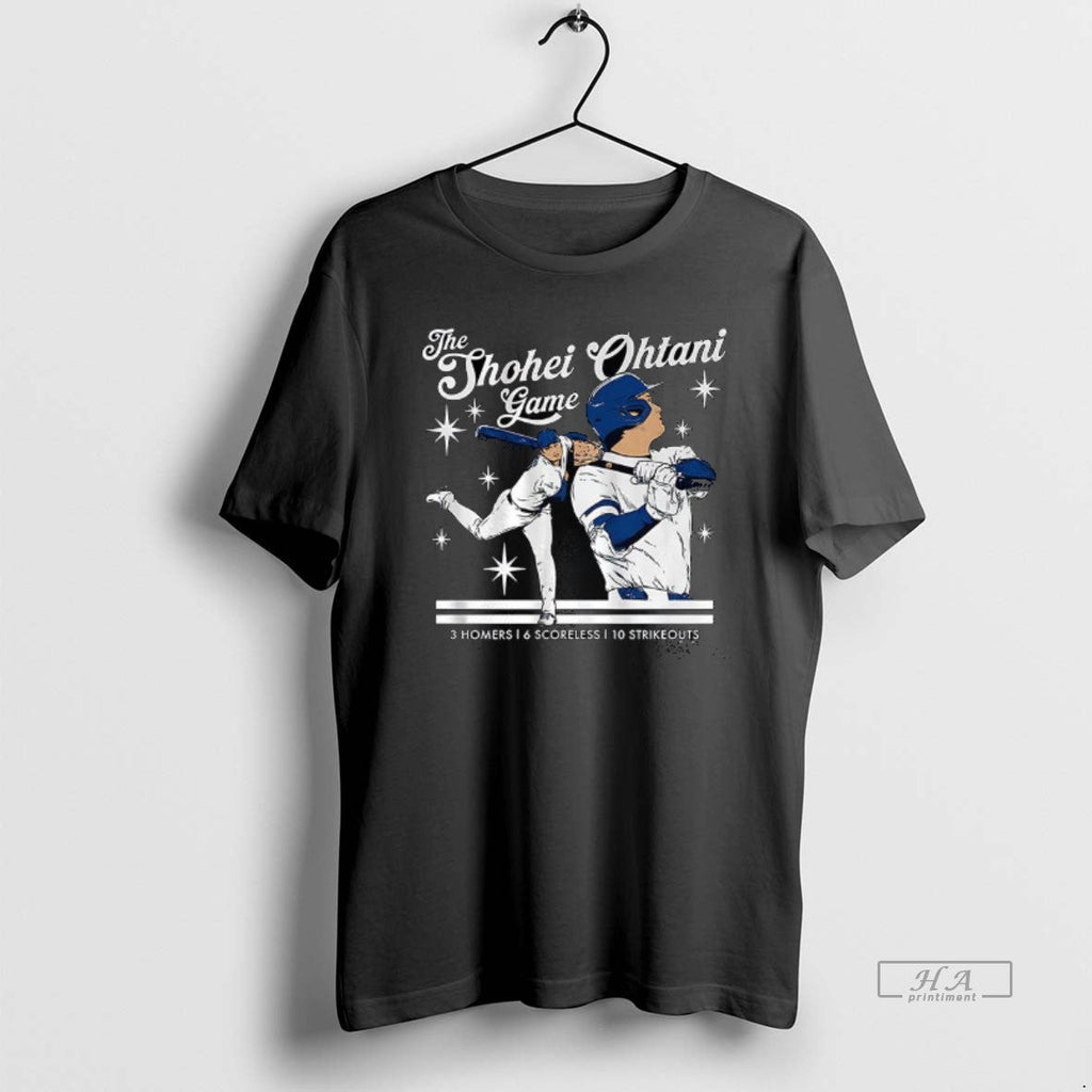 Official Los Angeles Dodgers Baseball The Shohei Ohtani Game 3 Homers 6 Scoreless 10 Strikeouts