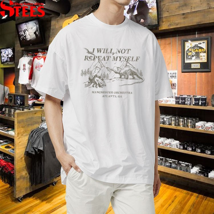 Manchester Orchestra I Will Not Repeat Myself Atlanta GA Dinosaur T-shirts