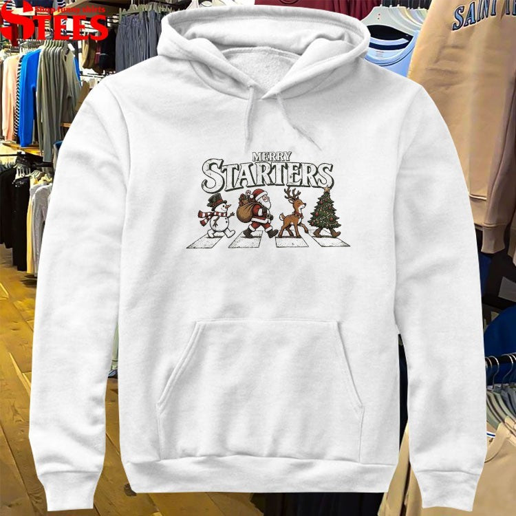 Merry Starters Abbey Road Christmas T-Shirt
