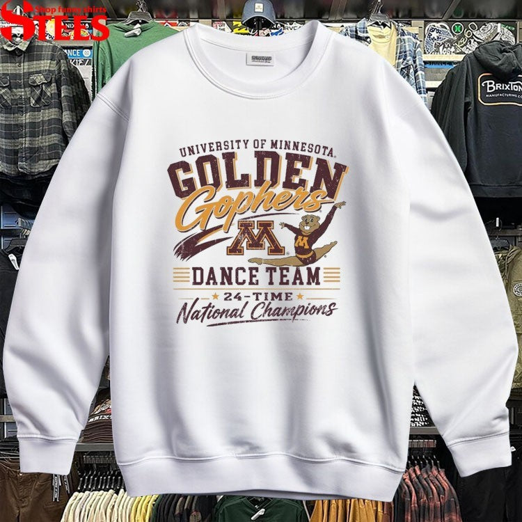 Minnesota Golden Gophers Dance Team 24-Time National Champions T-shirts