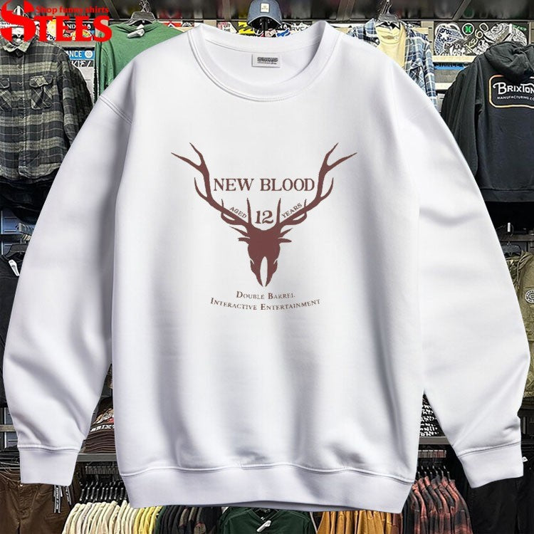 New Blood Double Barrel Interactive Entertainment 12 Year Anniversary T-shirts
