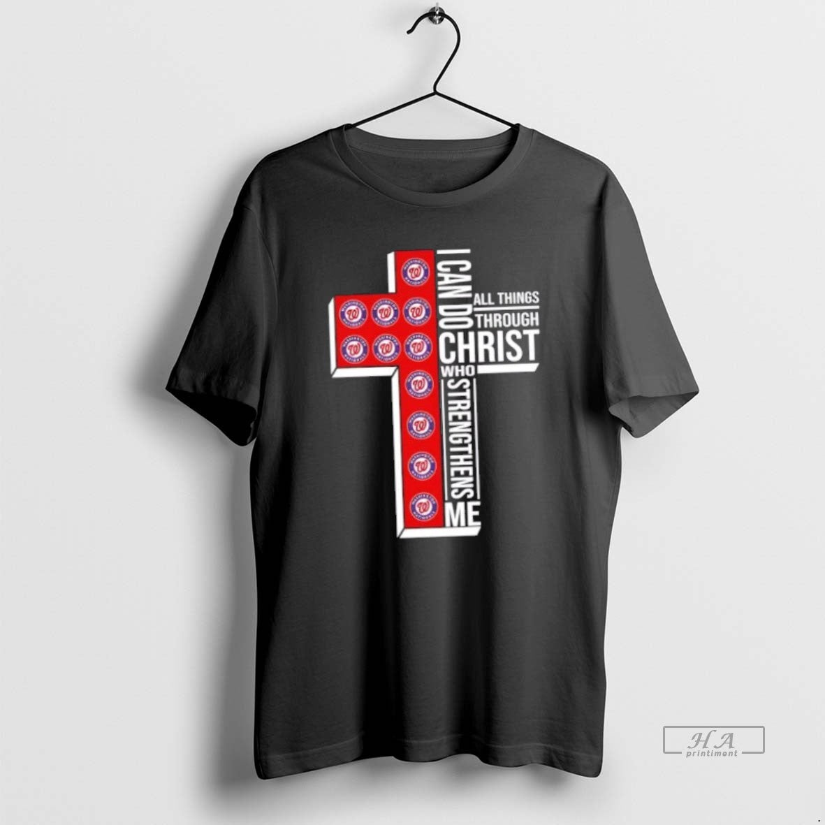 Official Trendy I Can Do All Things Through Christ Who Strengthens Me Washington Nationals Baseball