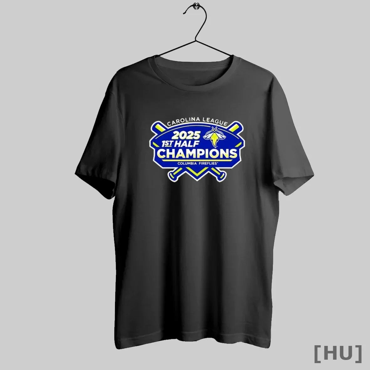 Officials Carolina League 2025 1st Half Champions Columbia Fireflies Baseball Bats S Black