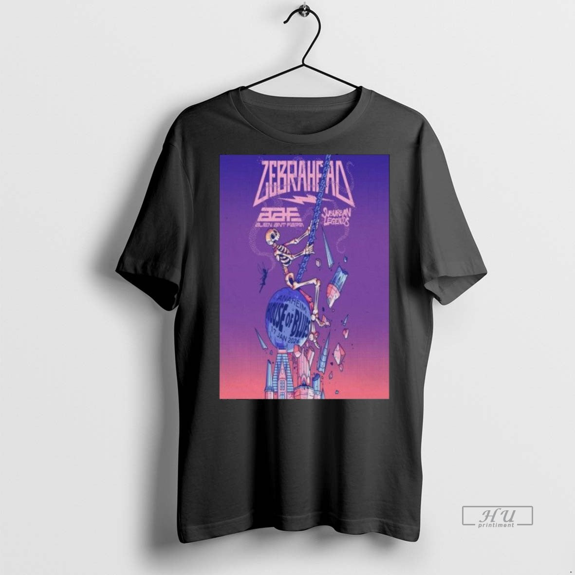 Officials Zebrahead Jan 17 2026 House Of Blues Anaheim Anaheim Ca Long Sleve