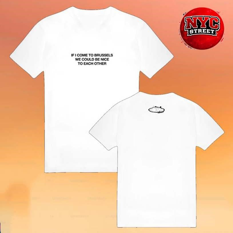 Olivia Dean Nice To Each Other Brussels Two Sided Shirt Unisex
