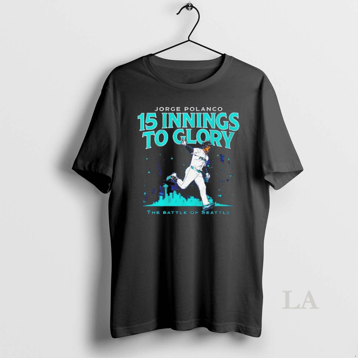 Original Jorge Polanco Seattle Mariners 15 Innings To Glory