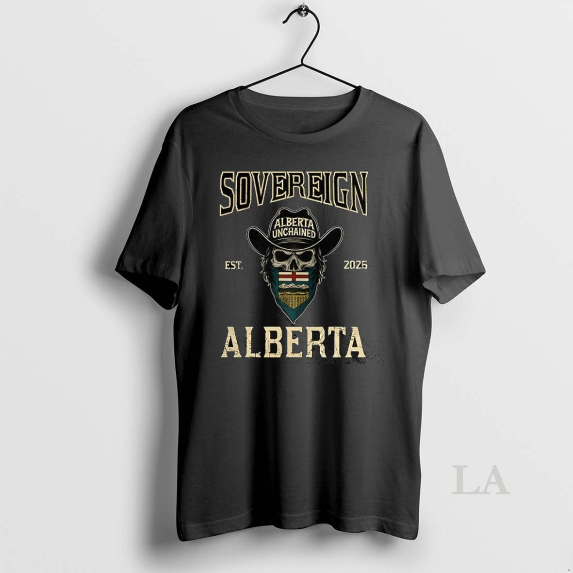 Original Sovereign Alberta Unchained Est 2026 Skull