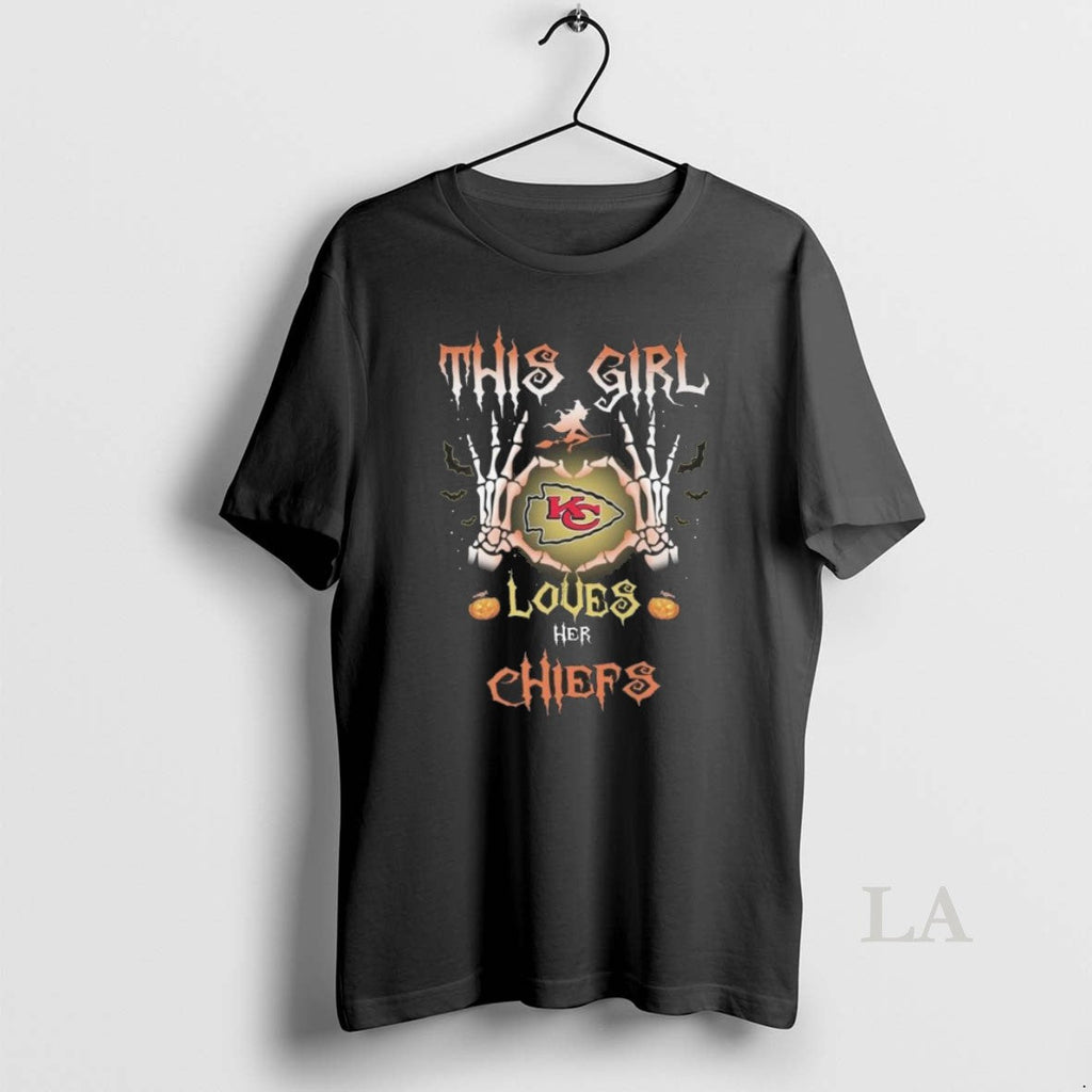 Original This Girl Loves Her Kansas City Chiefs Halloween 2025
