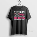 Original Veteran Wife Married Mine Proud Military Husband Veteran Day