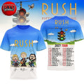 Peanuts Rush 2027 Fifty Something Tour Two Sided Shirt Unisex
