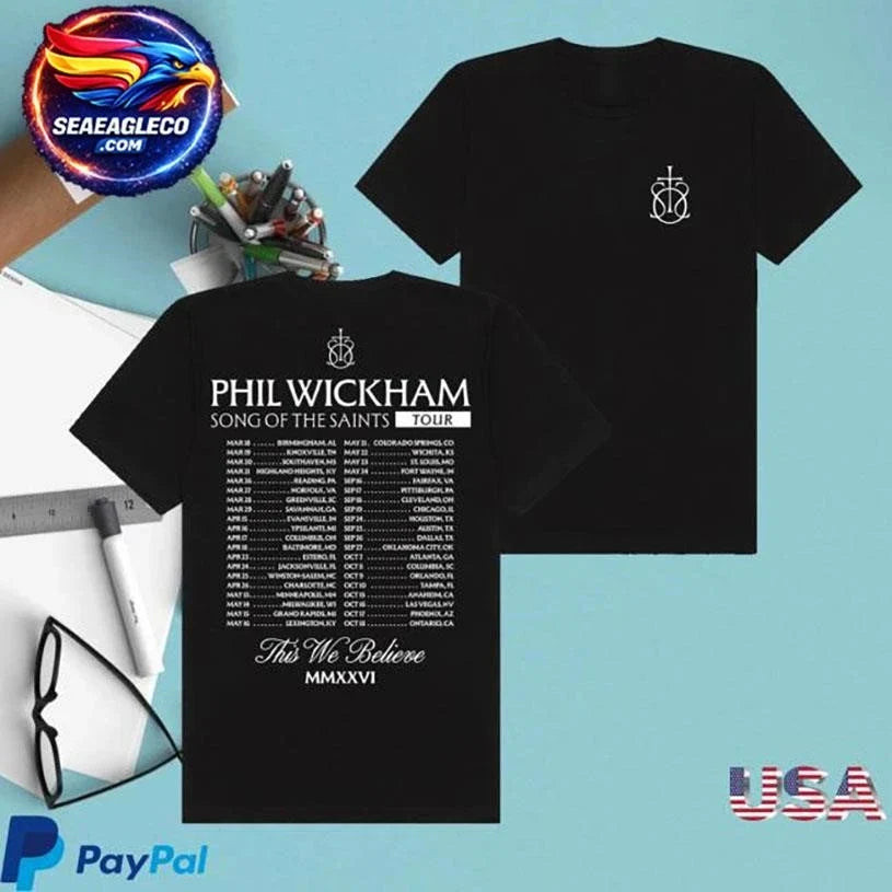 Phil Wickham Sots Classic Tour Two Sided Shirt Unisex