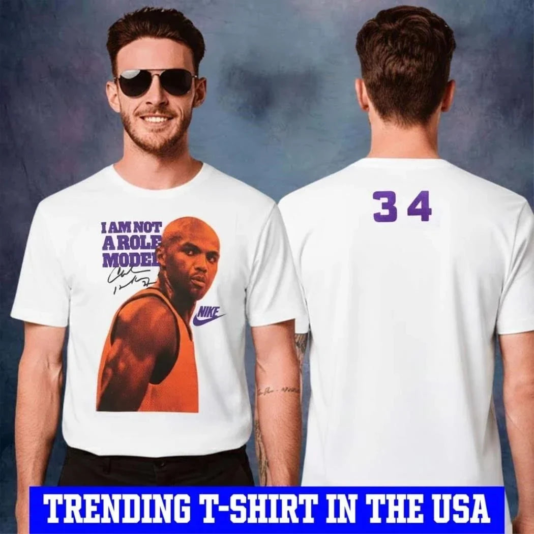 Philadelphia 76ers Charles Barkley 2026 I Am Not A Role Model Shirt Unisex