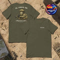 Pizza Cat The Deid Al Udeid Ab Qatar Military Humor Two Sided Shirt Unisex