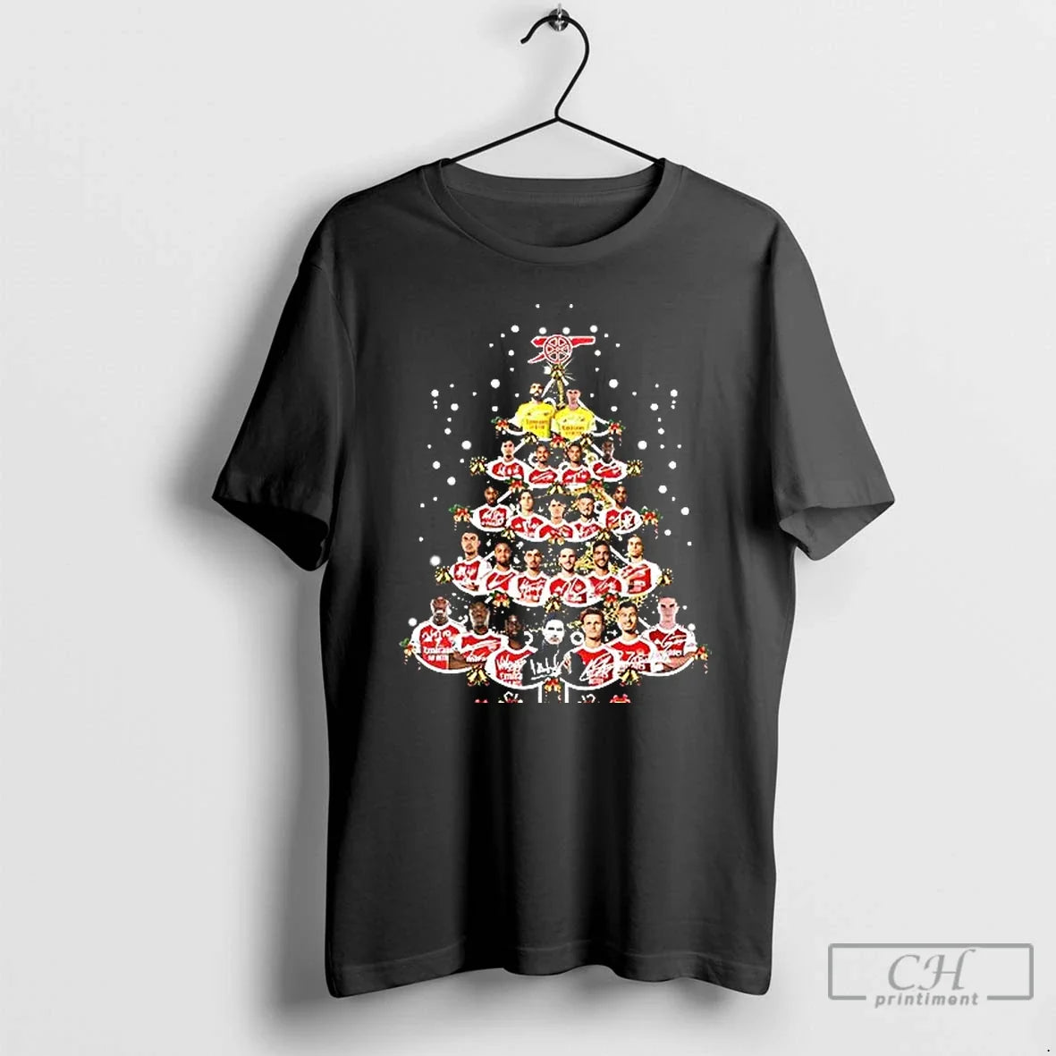 Premium Arsenal Fc Premier League Christmas Tree T Shirts